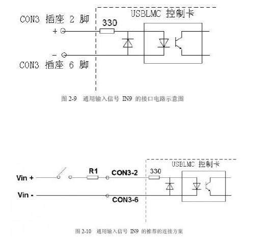 腳踏開關(guān)通用輸入信號接口電路示意圖