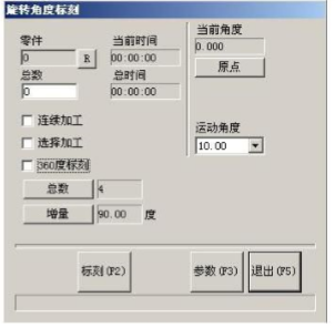 圖 8-6 旋轉(zhuǎn)角度標刻界面